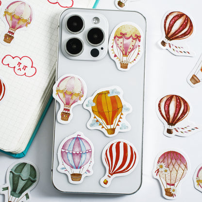 Hot Air Balloon Stickers 46pcs