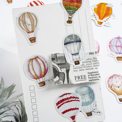 Hot Air Balloon Stickers 46pcs