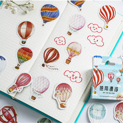 Hot Air Balloon Stickers 46pcs