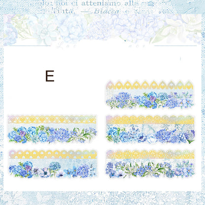 Hot Stamping Lace Floral Stickers