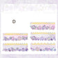 Hot Stamping Lace Floral Stickers