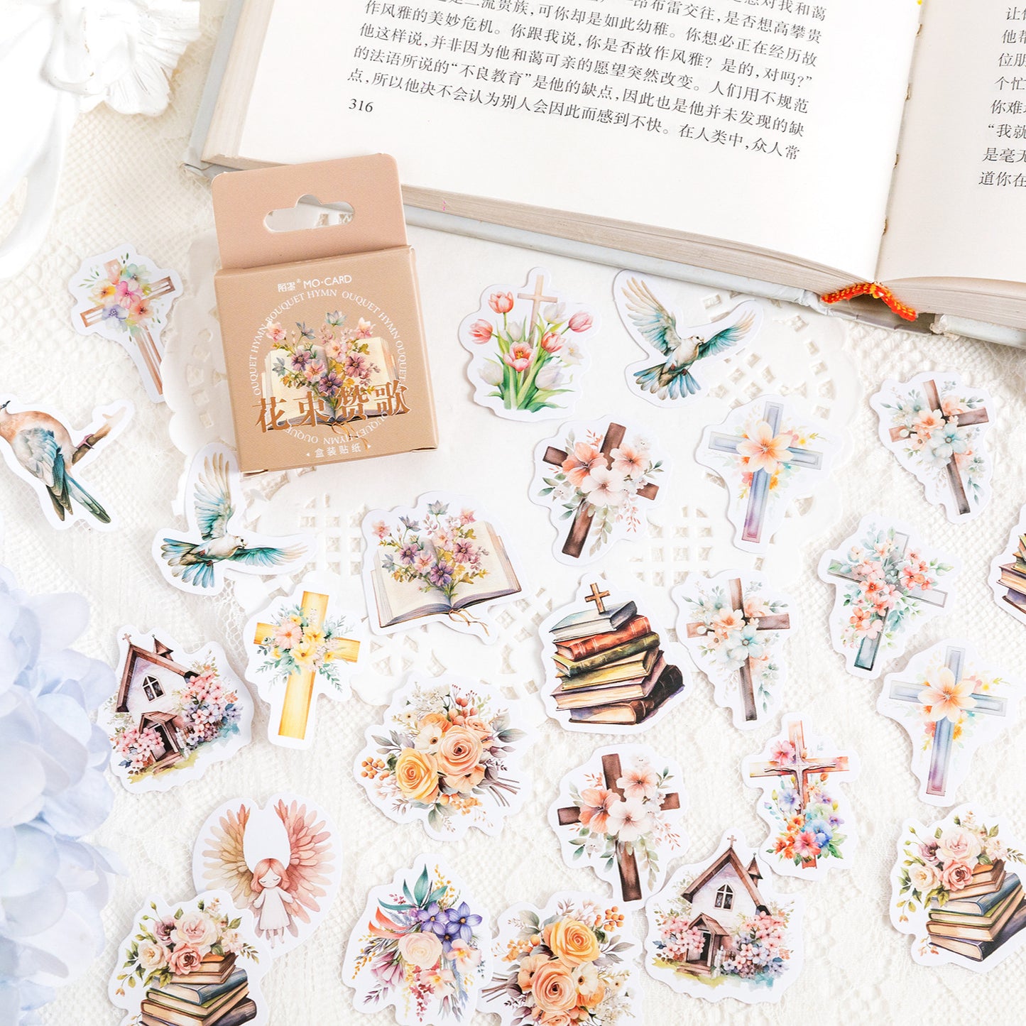 Hymn to the Bouquet Stickers 45pcs