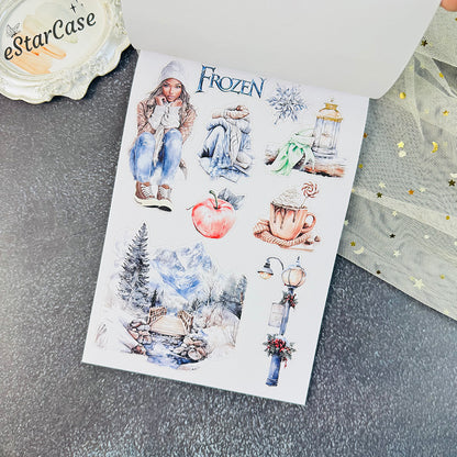 Ice and Snow Stickers Book