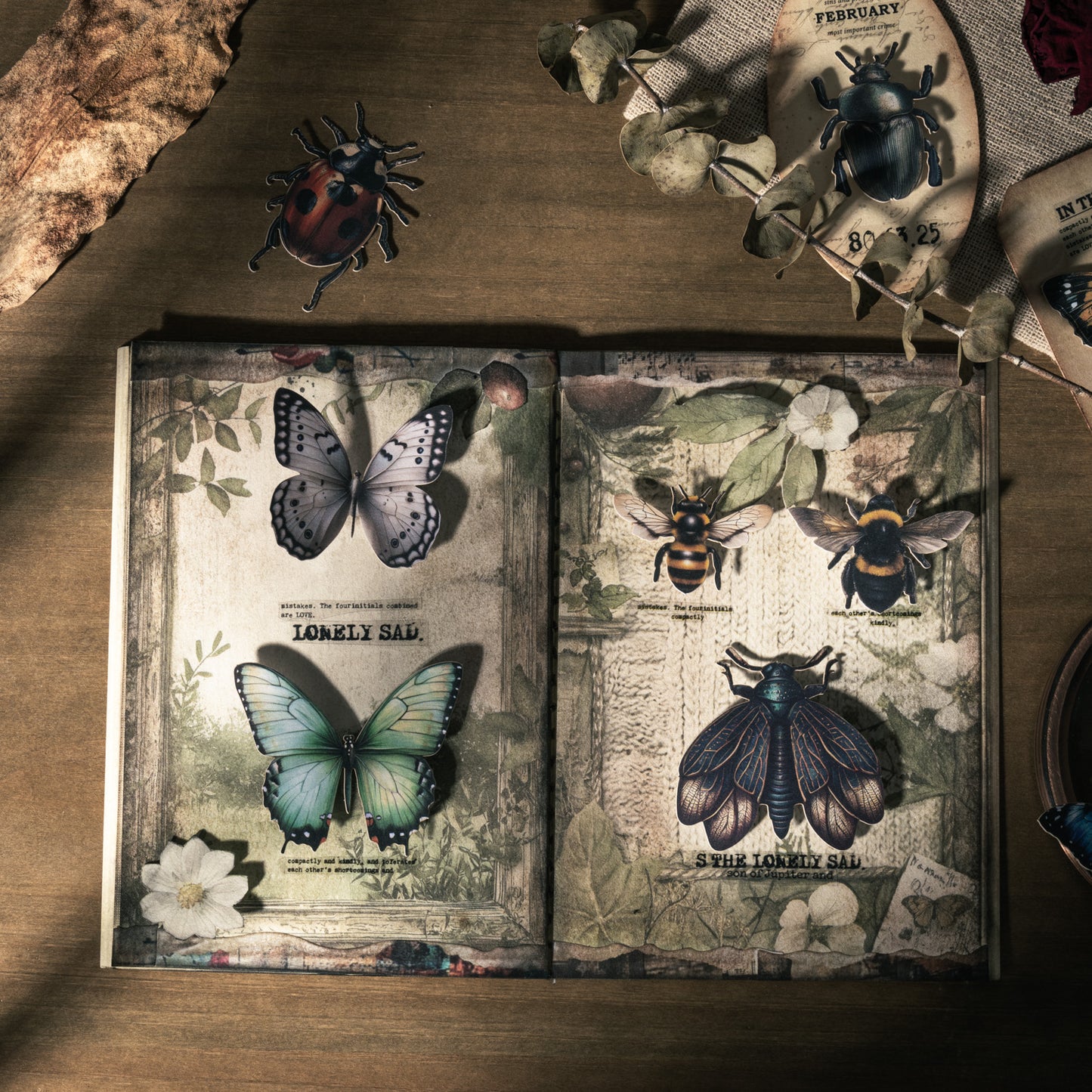 Insect Collector Sticker 100pcs