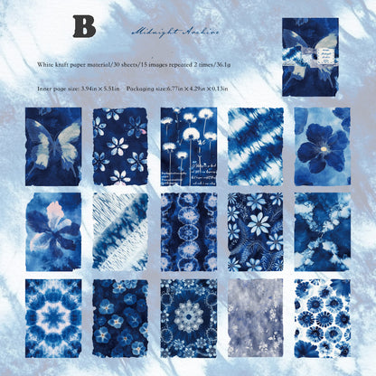 Interleaf Tie-Dye Collection Paper 30pcs