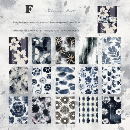 Interleaf Tie-Dye Collection Paper 30pcs