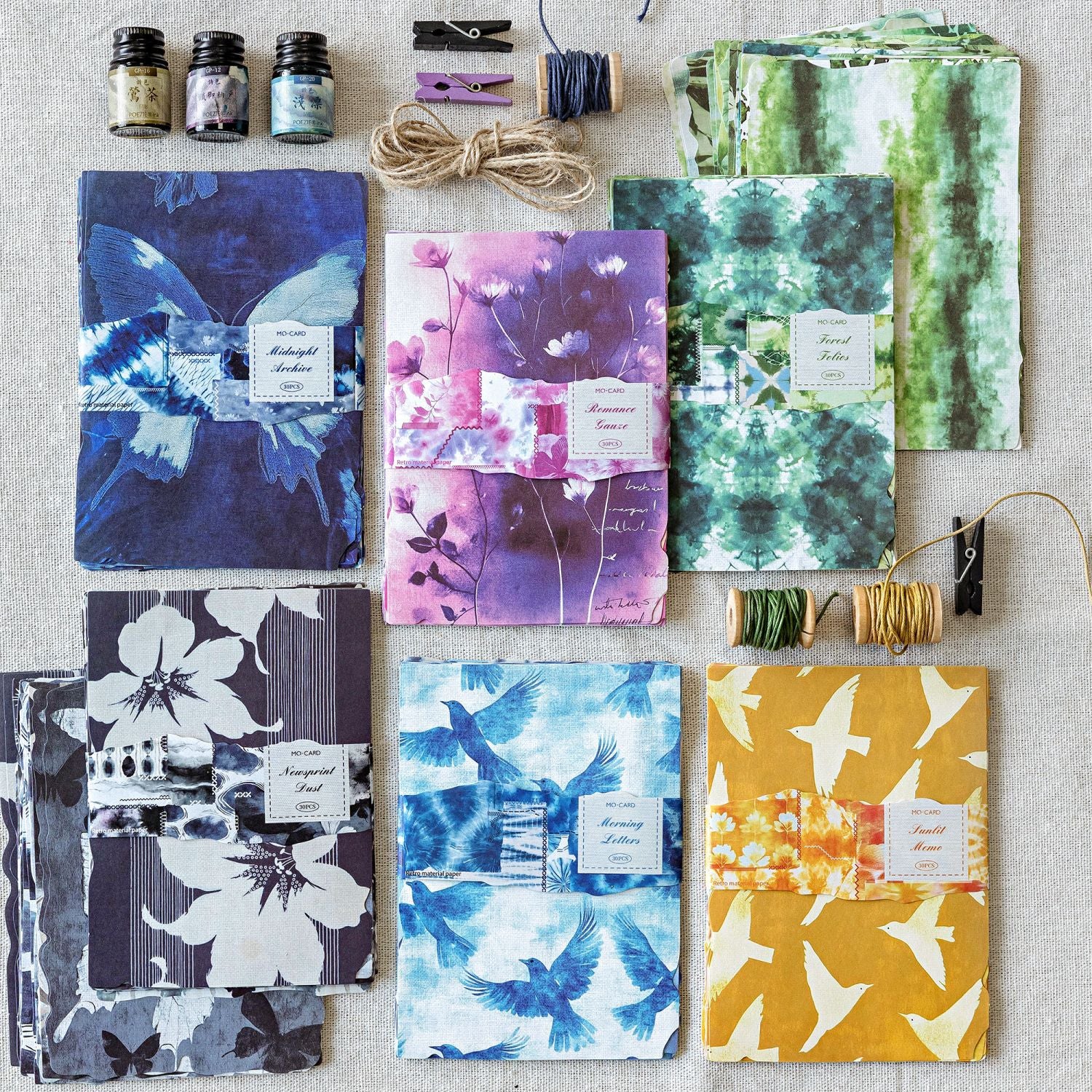 Interleaf Tie-Dye Collection Paper 30pcs – Estarcase