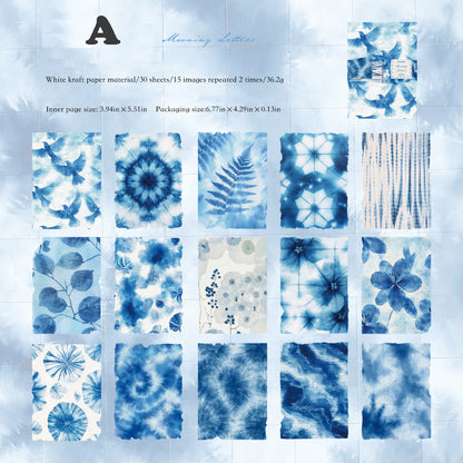 Interleaf Tie-Dye Collection Paper 30pcs