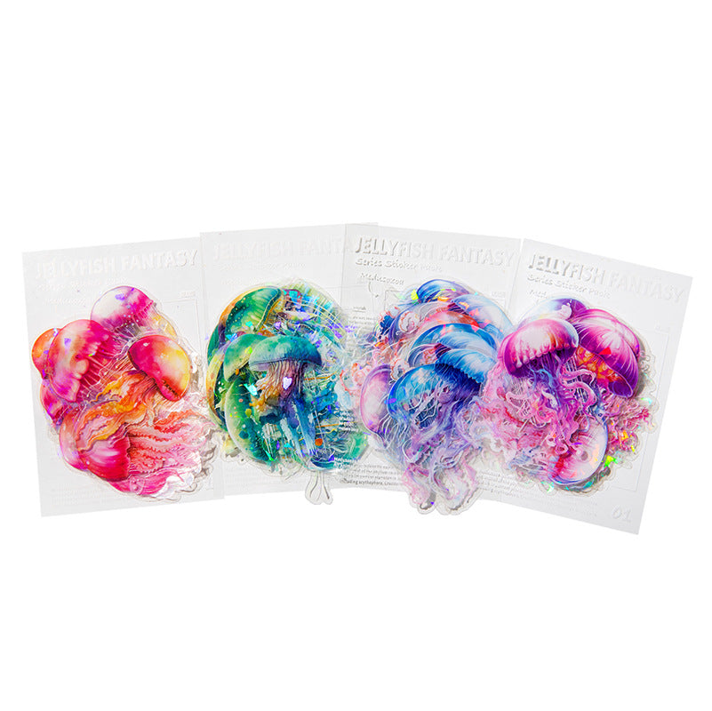 Jellyfish Fantasy Stickers 20pcs