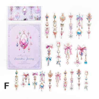 Jewelry Fantasy Stickers 20pcs