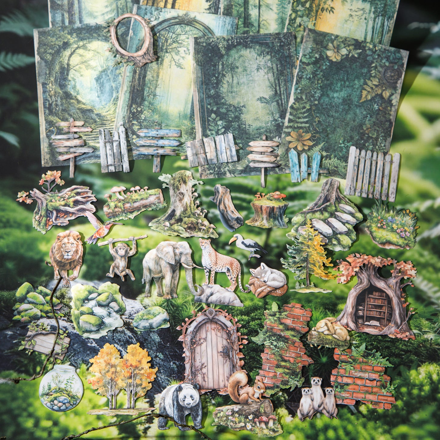 Jungle Adventure Sticker 100pcs