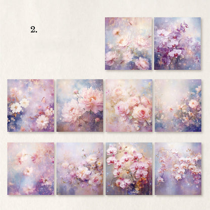 Kitano Flower Mist Series Paper 50pcs