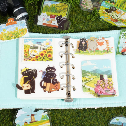 Kitty Wanders the World  Sticker 15pcs