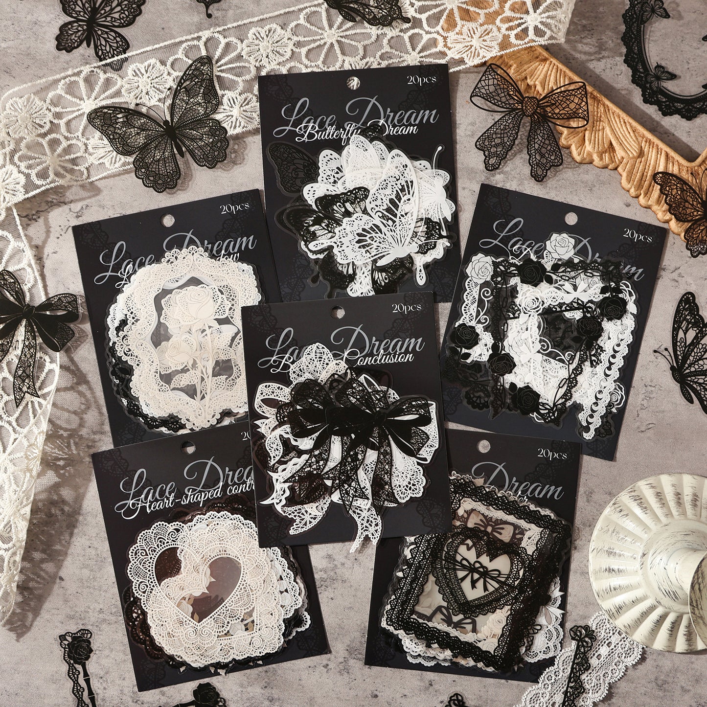 Lace Dream Sticker 20pcs