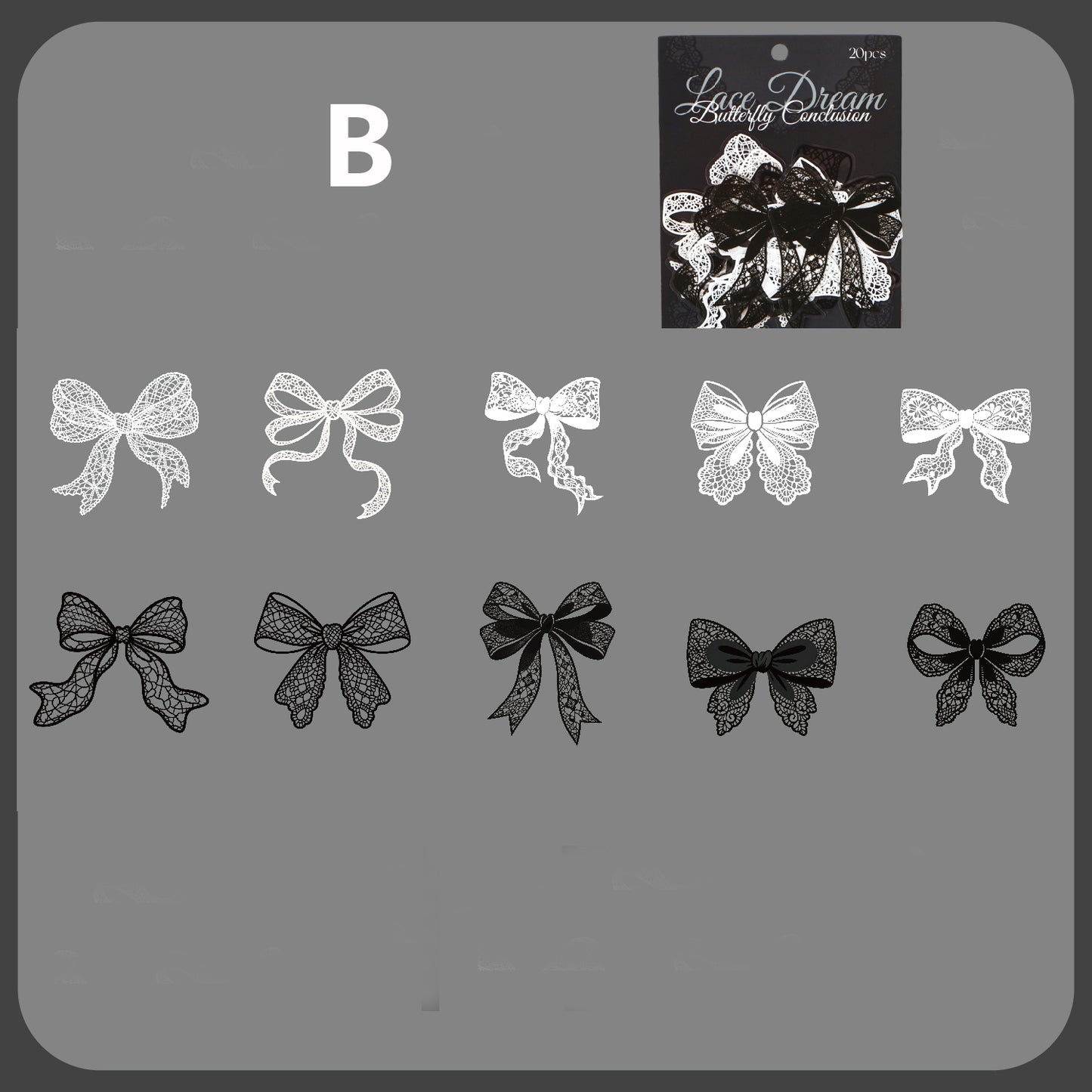 Lace Dream Sticker 20pcs