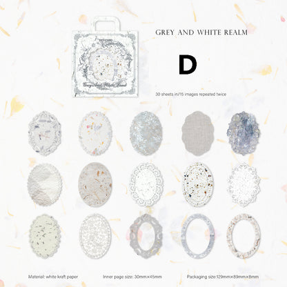 Lace Light Serier Sticker 30pcs