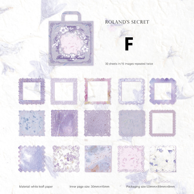 Lace Light Serier Sticker 30pcs