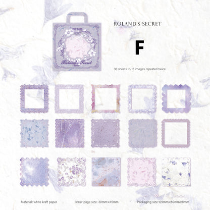 Lace Light Serier Sticker 30pcs