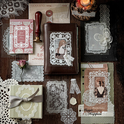 Lace Museum Sticker 30pcs