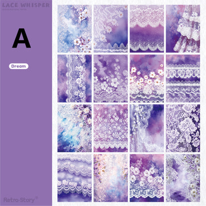 Lace Whispering Paper 32pcs