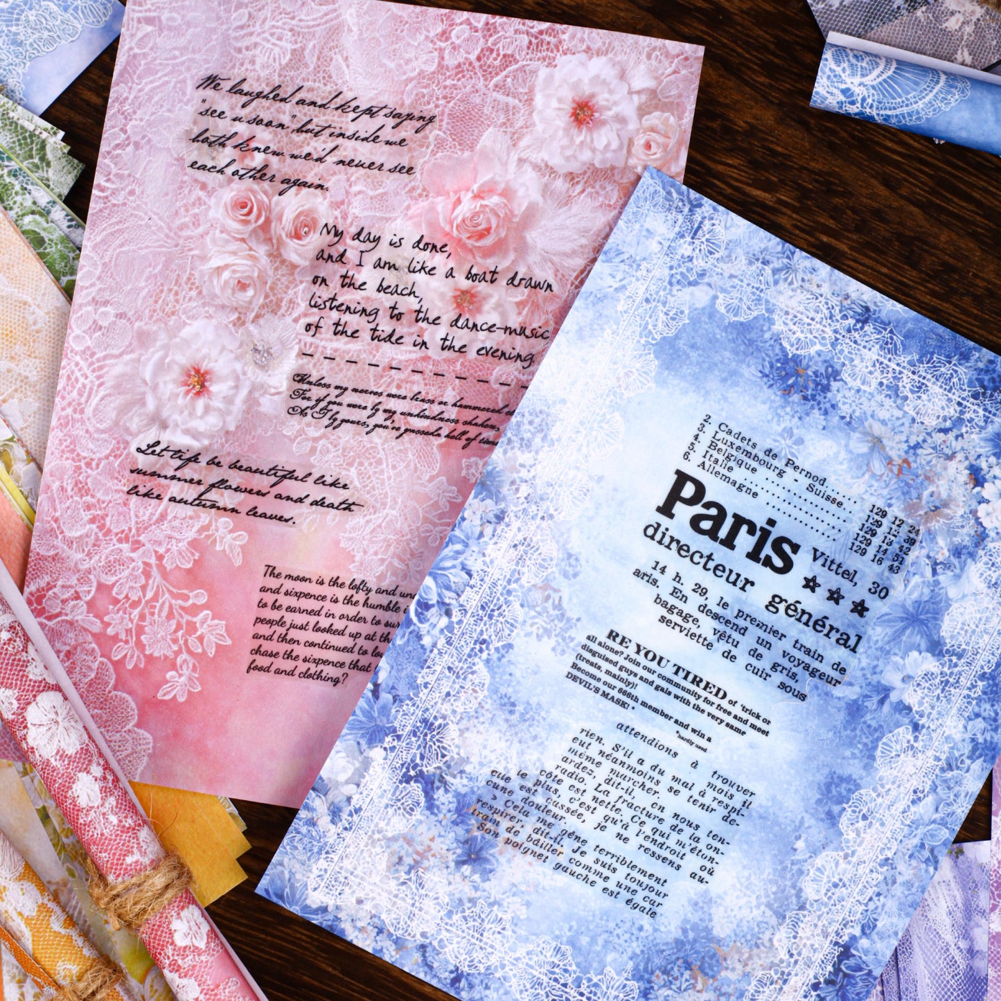 Lace Whispering Paper 32pcs