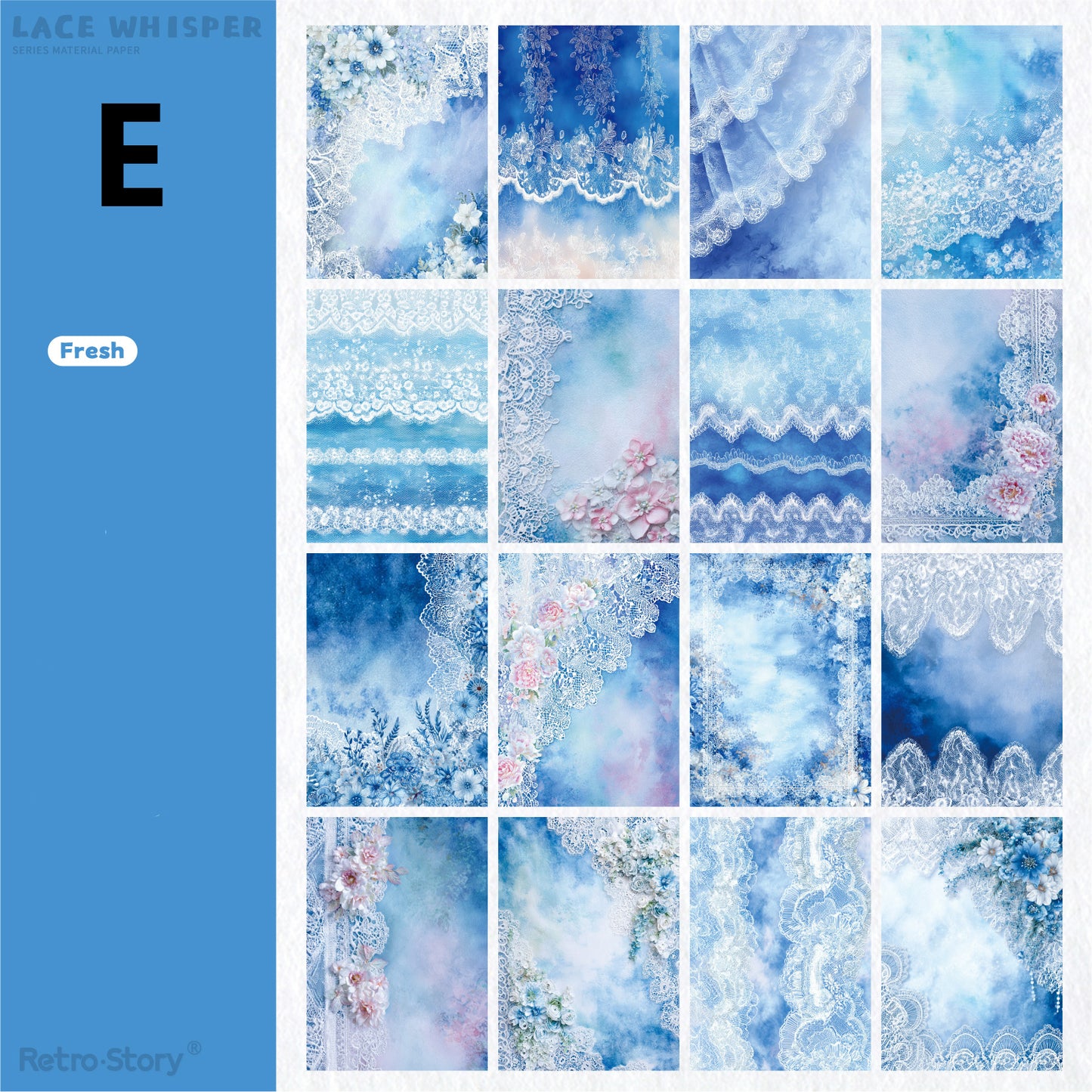 Lace Whispering Paper 32pcs