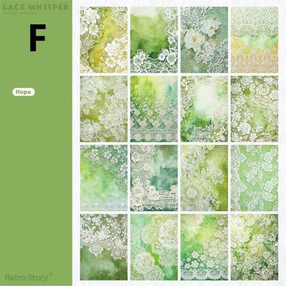 Lace Whispering Paper 32pcs