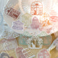 Lace Yarn Series Stickers 33pcs