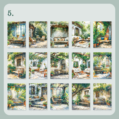 Landscape Diary Paper 30pcs