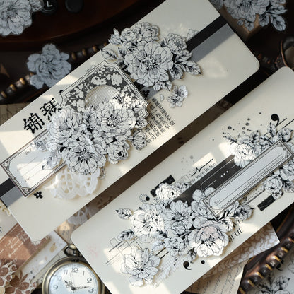 5.5cm*100cm Die-cutting Language of Flowers Tape