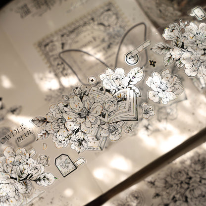 5.5cm*100cm Die-cutting Language of Flowers Tape