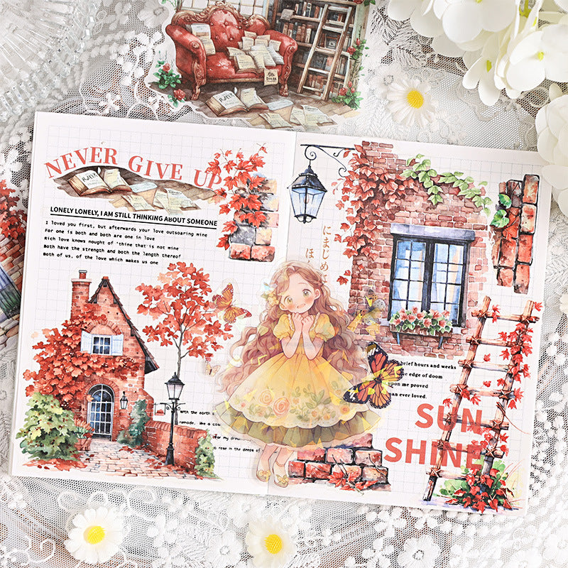 Large Size Garden Dream Stickers 10pcs