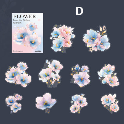 Large Size Translucen Flower 10pcs