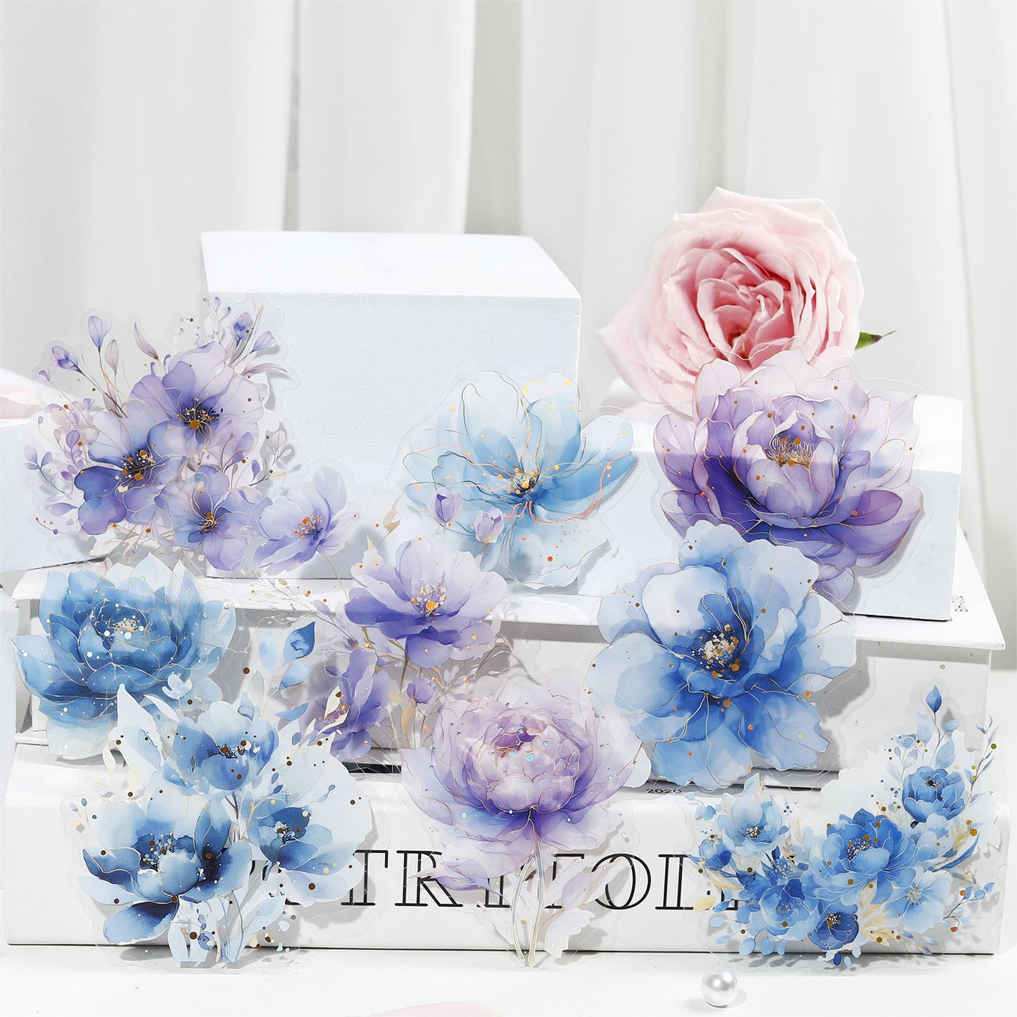 Large Size Translucen Flower 10pcs