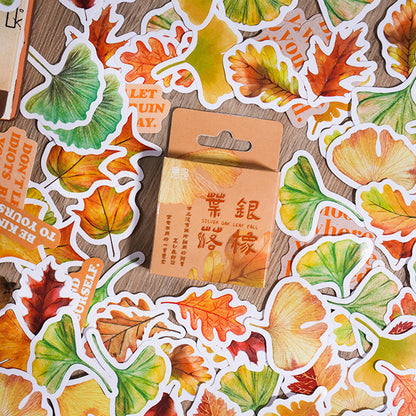 Late Autumn Leaves Stickers 46pcs