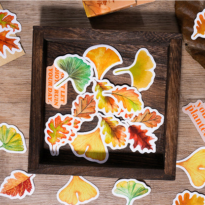 Late Autumn Leaves Stickers 46pcs