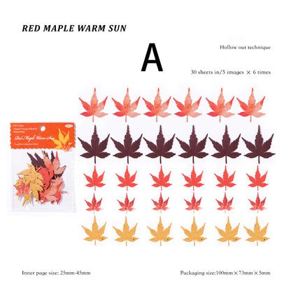 Leaf Picking Sticker 30pcs