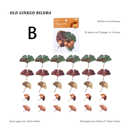 Leaf Picking Sticker 30pcs