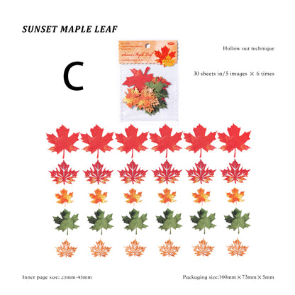 Leaf Picking Sticker 30pcs