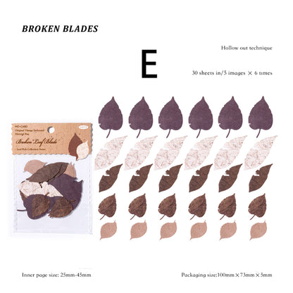Leaf Picking Sticker 30pcs