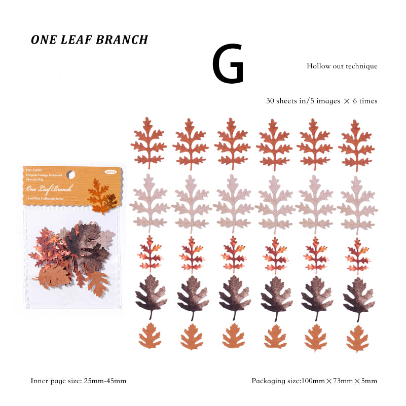 Leaf Picking Sticker 30pcs