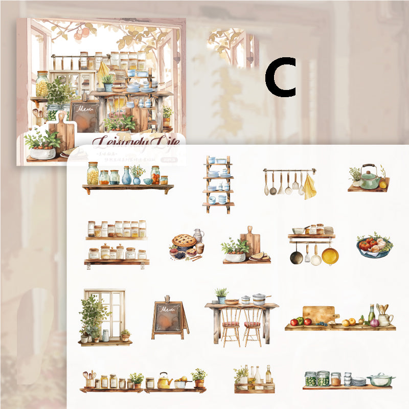 Leisure Life Series Sticker 30pcs