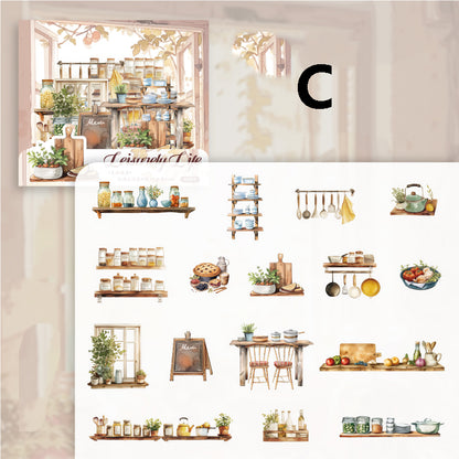Leisure Life Series Sticker 30pcs