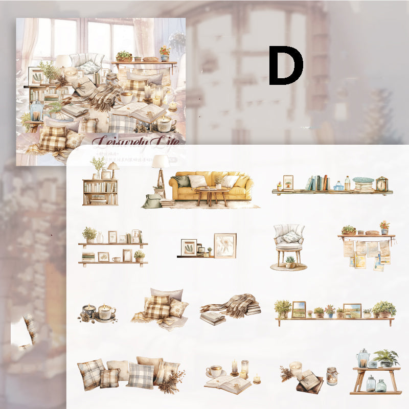 Leisure Life Series Sticker 30pcs