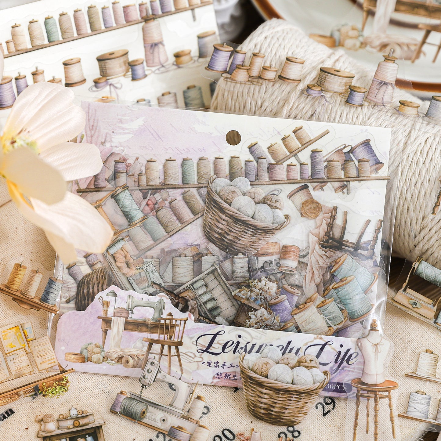 Leisure Life Series Sticker 30pcs