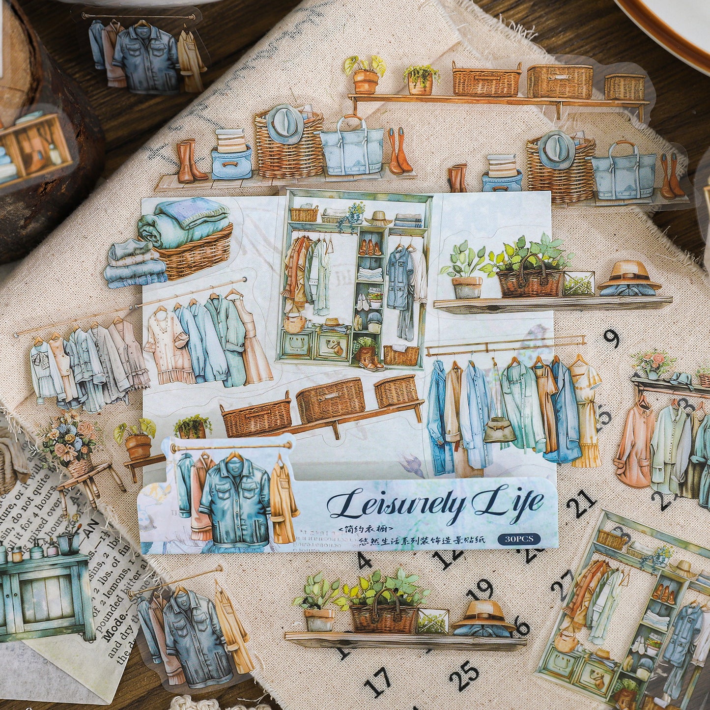 Leisure Life Series Sticker 30pcs