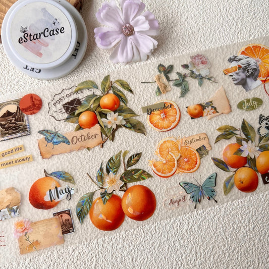 5.5cm*2m Lemon Gallery Tape