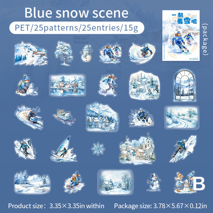 Let's Watch the Snow Stickers 25pcs