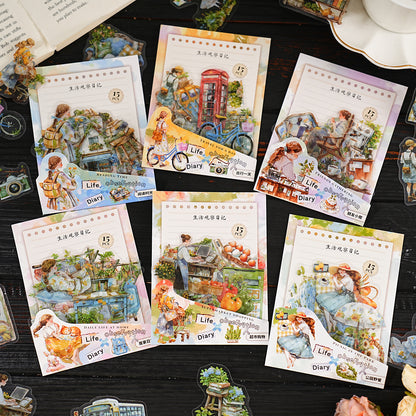 Life Observation Diary Sticker 15pcs