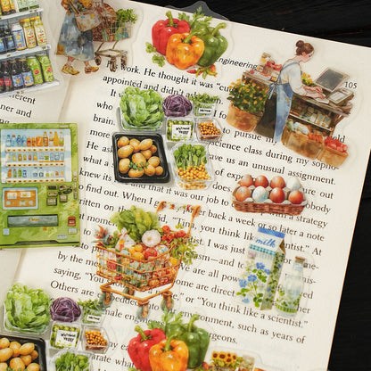 Life Observation Diary Sticker 15pcs